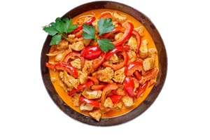 Bild von Pikante Putenpfanne