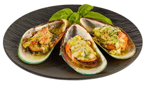 Bild von Grünschalenmuscheln