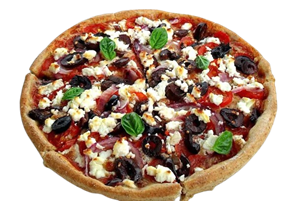 Bild von Salatpizza                    