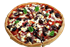 Bild von Salatpizza                    